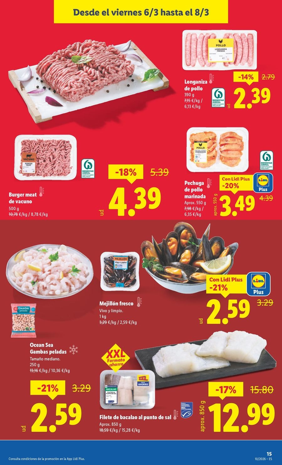 Ofertas de Lidl España de 2 a 8 marzo 2026 ofertas semanales