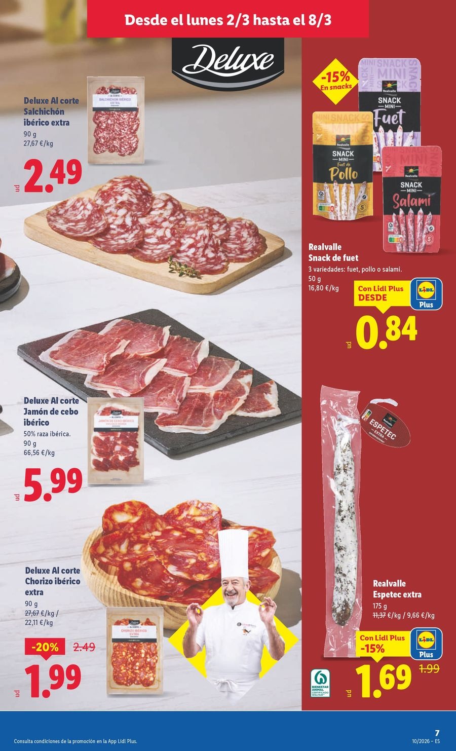 Ofertas de Lidl España de 2 a 8 marzo 2026 ofertas semanales
