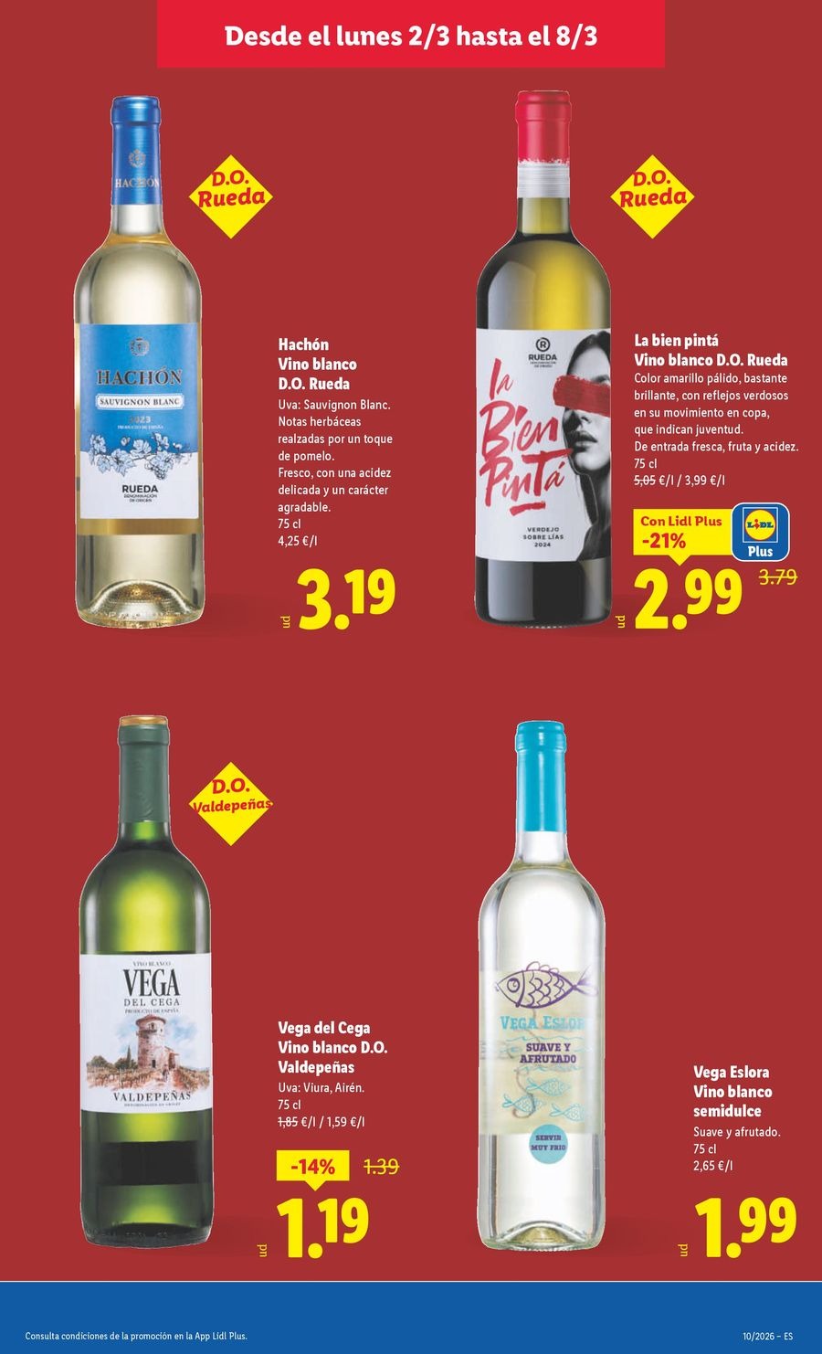 Ofertas de Lidl España de 2 a 8 marzo 2026 ofertas semanales