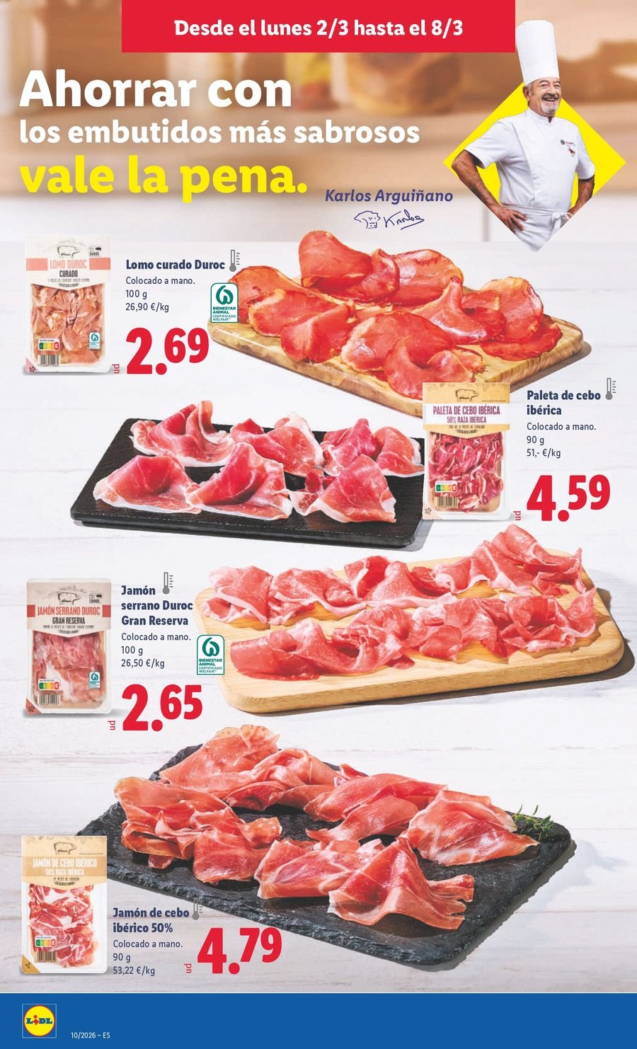 Ofertas de Lidl España de 2 a 8 marzo 2026 ofertas semanales