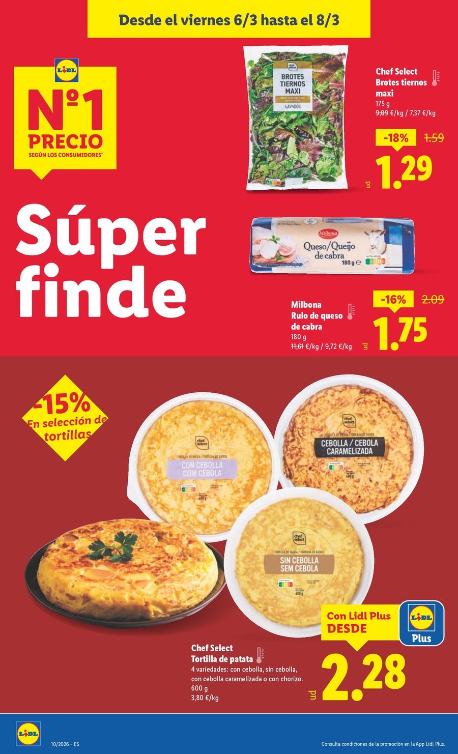 Ofertas de Lidl España de 2 a 8 marzo 2026 ofertas semanales