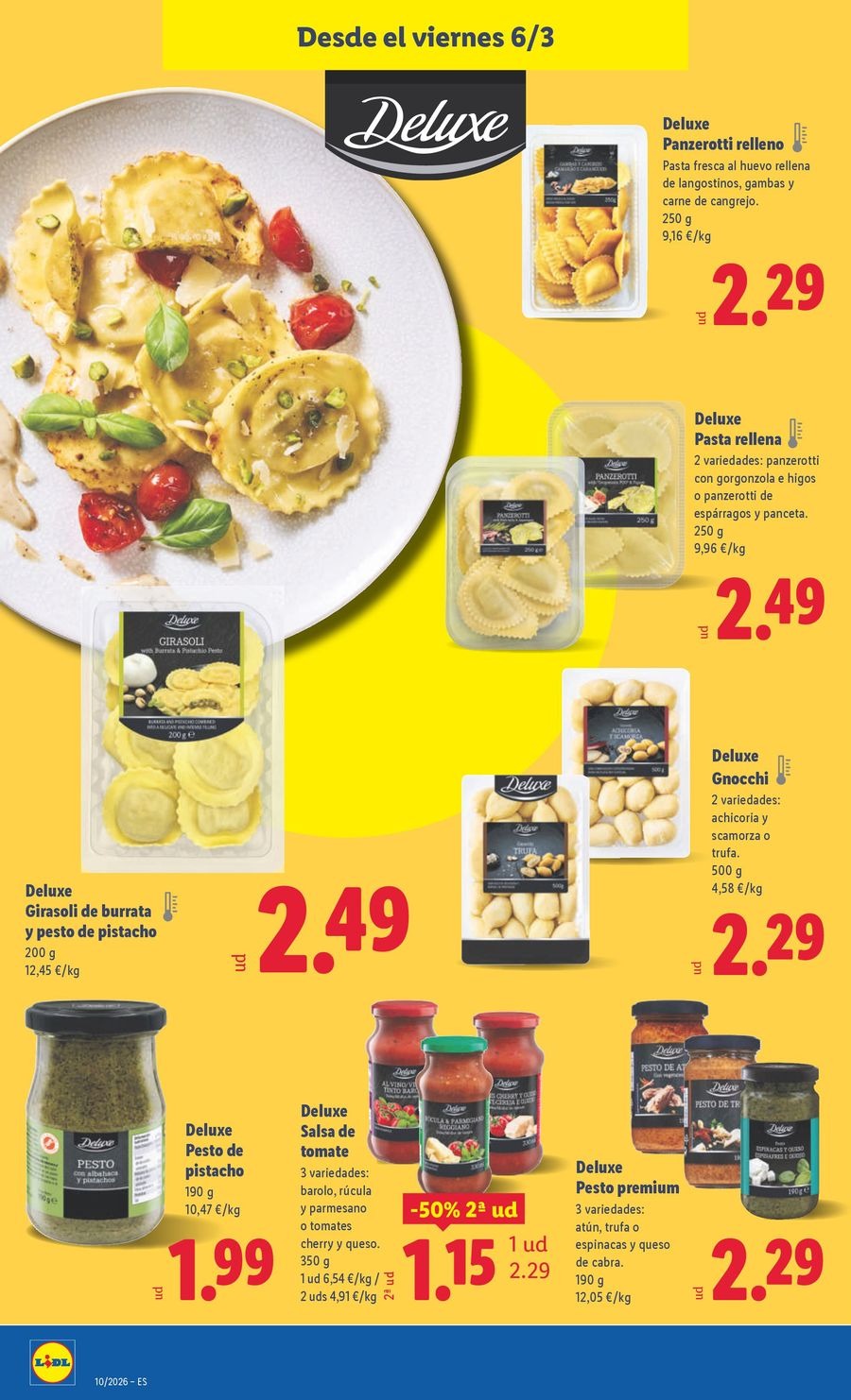 Ofertas de Lidl España de 2 a 8 marzo 2026 ofertas semanales