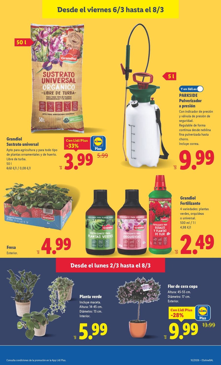 Ofertas de Lidl España de 2 a 8 marzo 2026 ofertas semanales