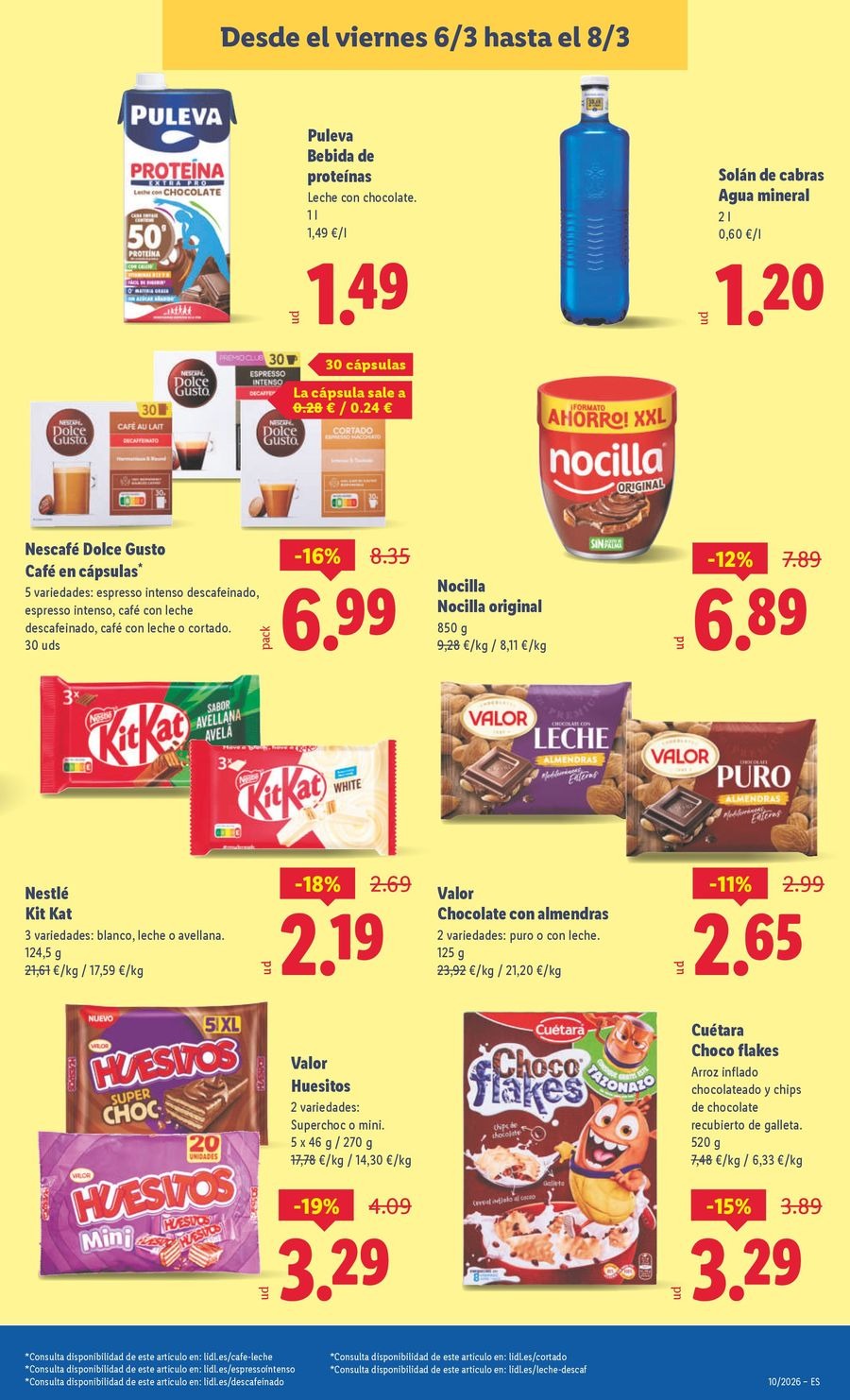 Ofertas de Lidl España de 2 a 8 marzo 2026 ofertas semanales