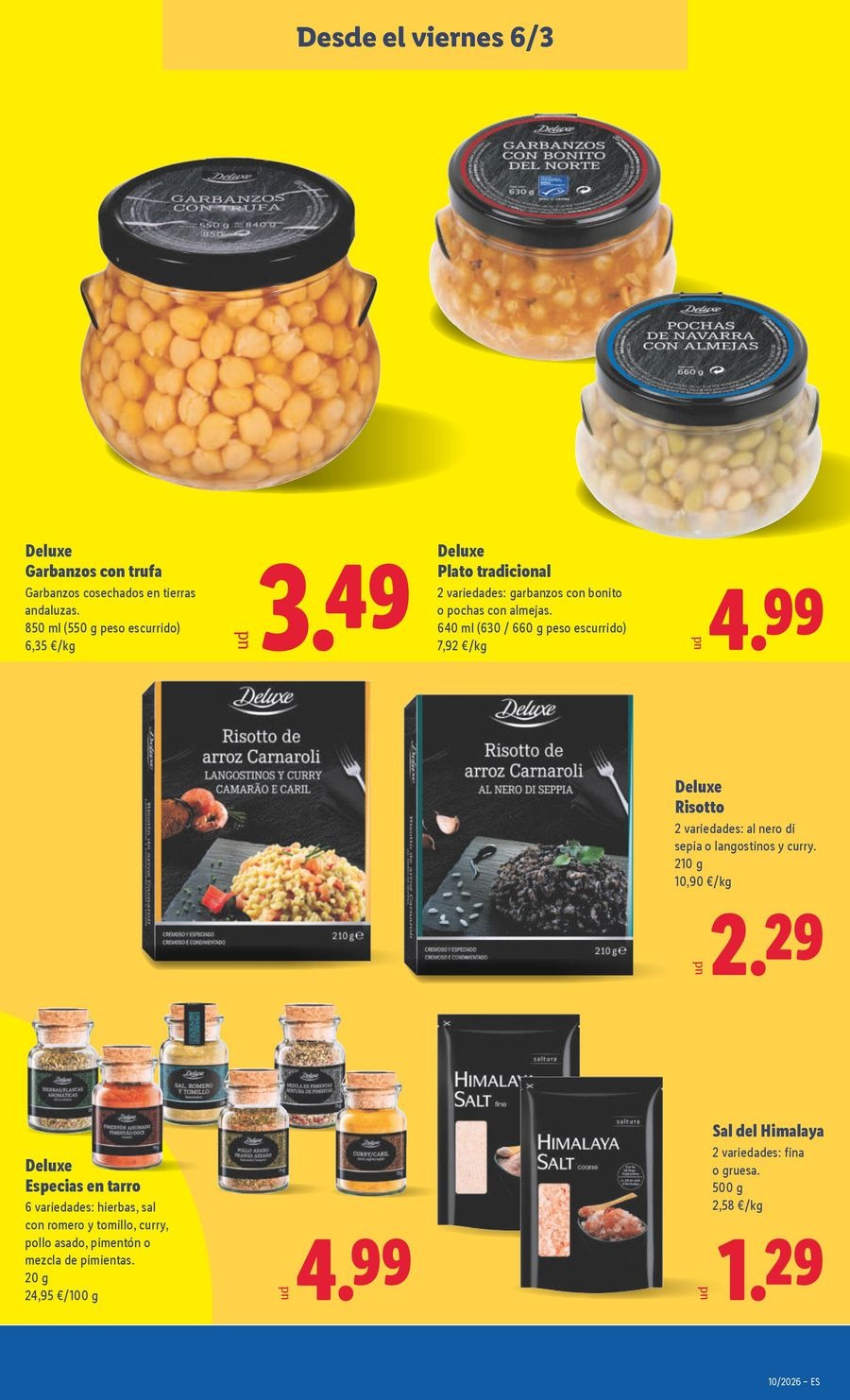 Ofertas de Lidl España de 2 a 8 marzo 2026 ofertas semanales