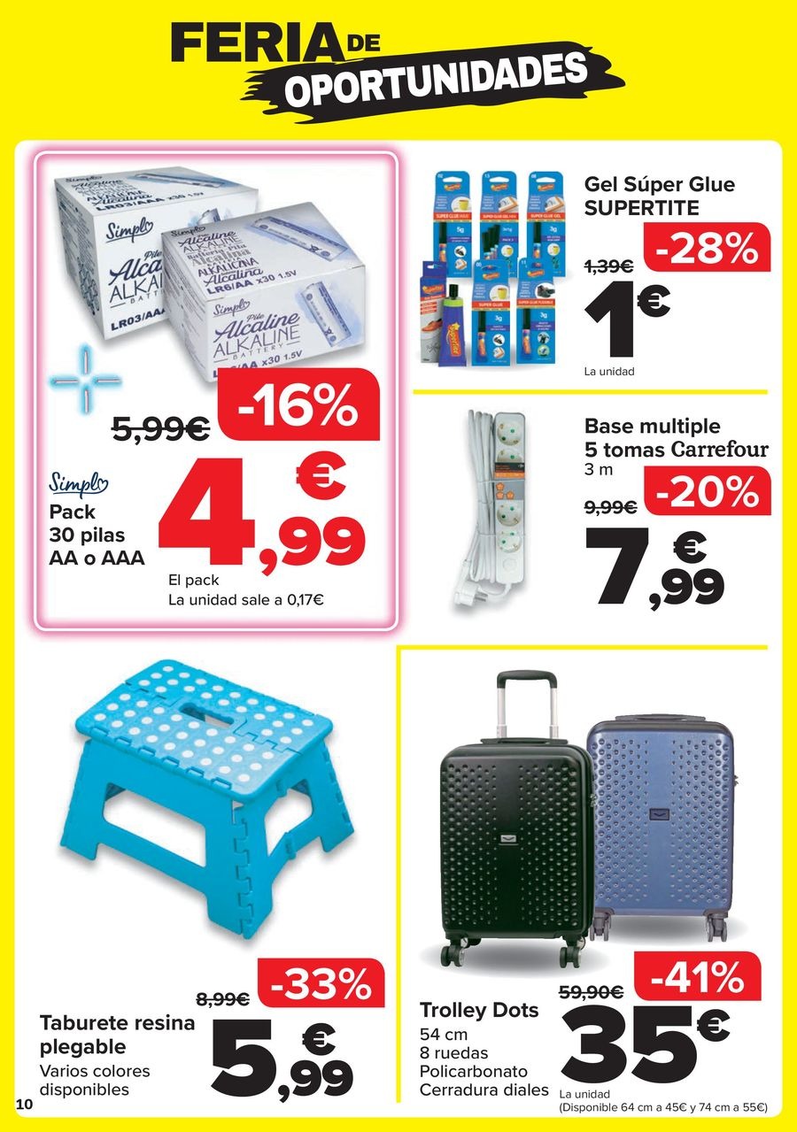 Ofertas de Carrefour España de 19 febrero a 11 marzo 2026 BAZAR - CASA HOGAR