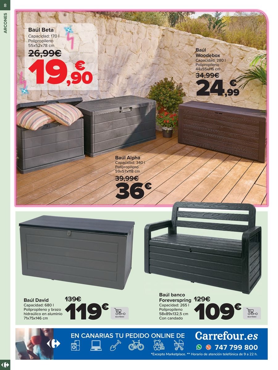 Ofertas de Carrefour España de 19 febrero a 12 marzo 2026 Ofertas Jardín