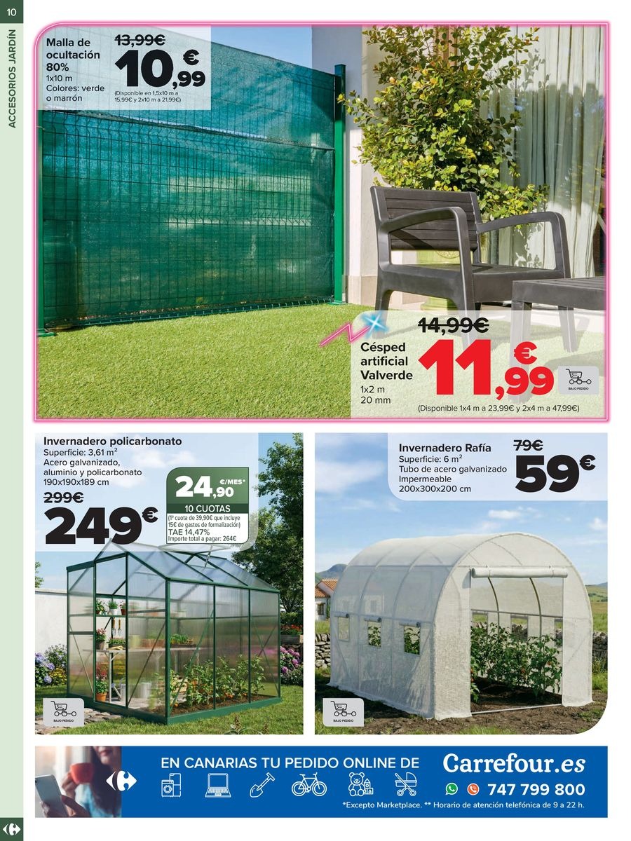 Ofertas de Carrefour España de 19 febrero a 12 marzo 2026 Ofertas Jardín