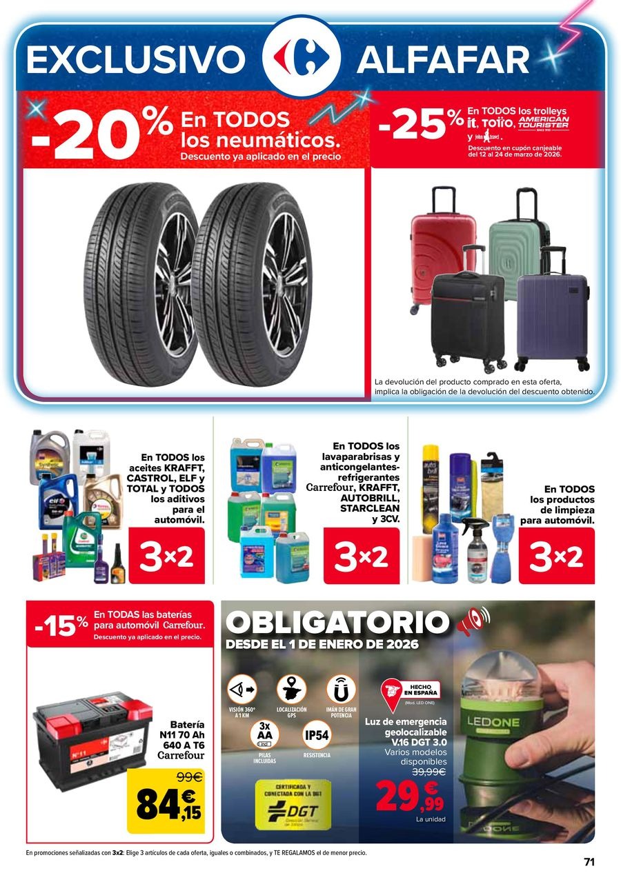 Ofertas de Carrefour España de 25 febrero a 11 marzo 2026 50% QUE VUELVE + 3x2 Ofertas