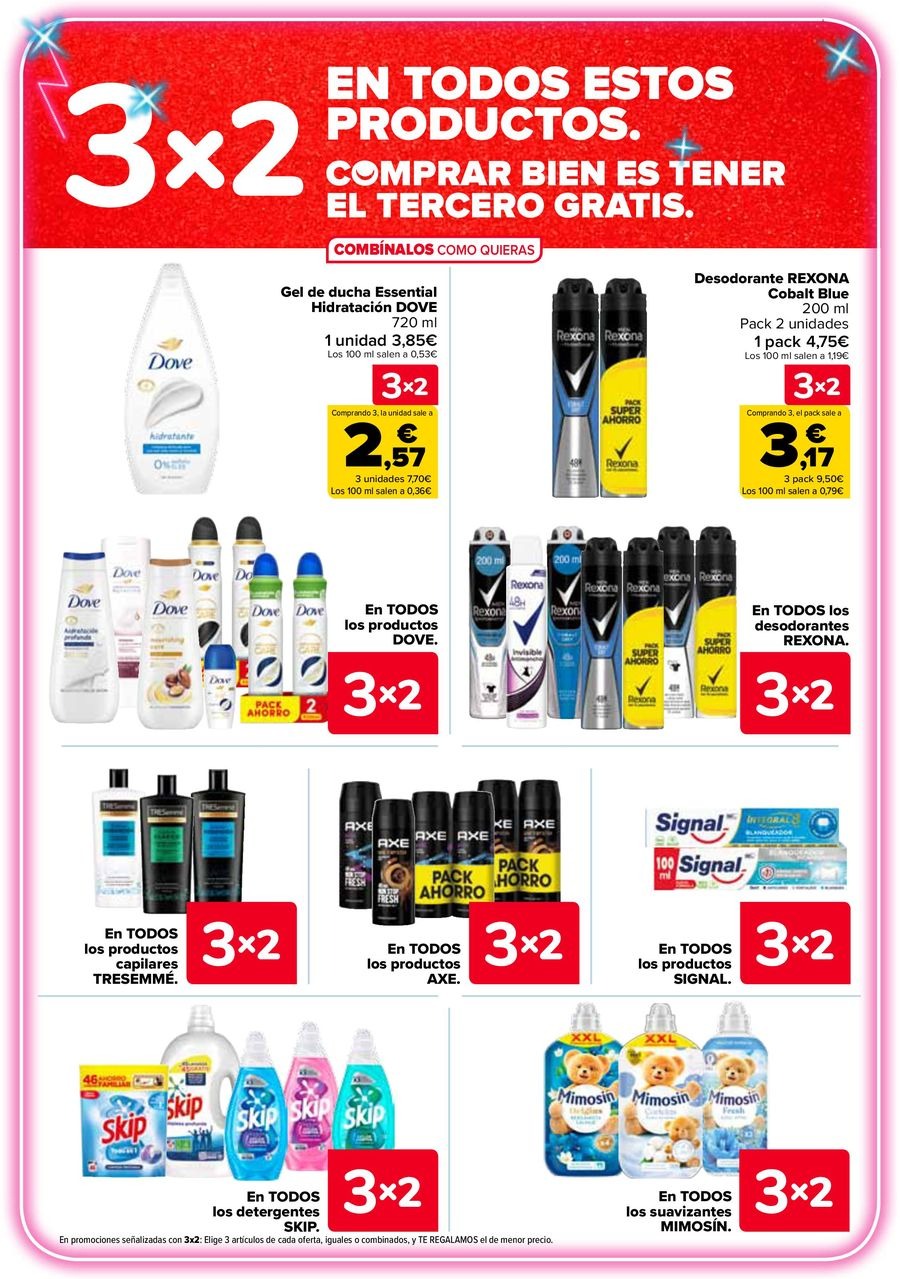 Ofertas de Carrefour España de 25 febrero a 11 marzo 2026 50% QUE VUELVE + 3x2 Ofertas