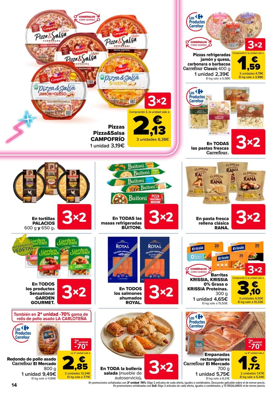 Ofertas de Carrefour España de 25 febrero a 11 marzo 2026 50% QUE VUELVE + 3x2 Ofertas