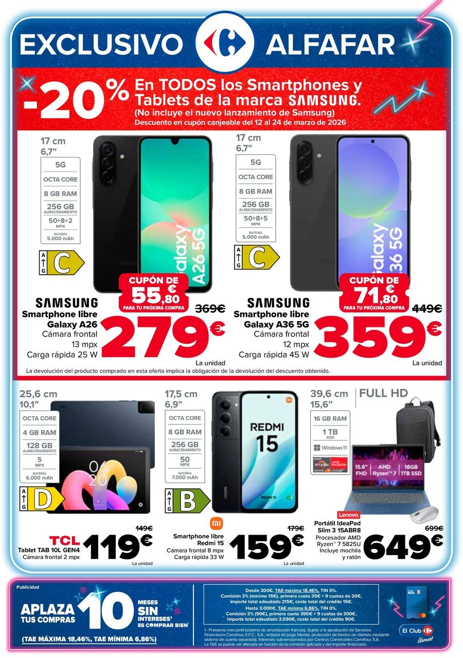 Ofertas de Carrefour España de 25 febrero a 11 marzo 2026 50% QUE VUELVE + 3x2 Ofertas