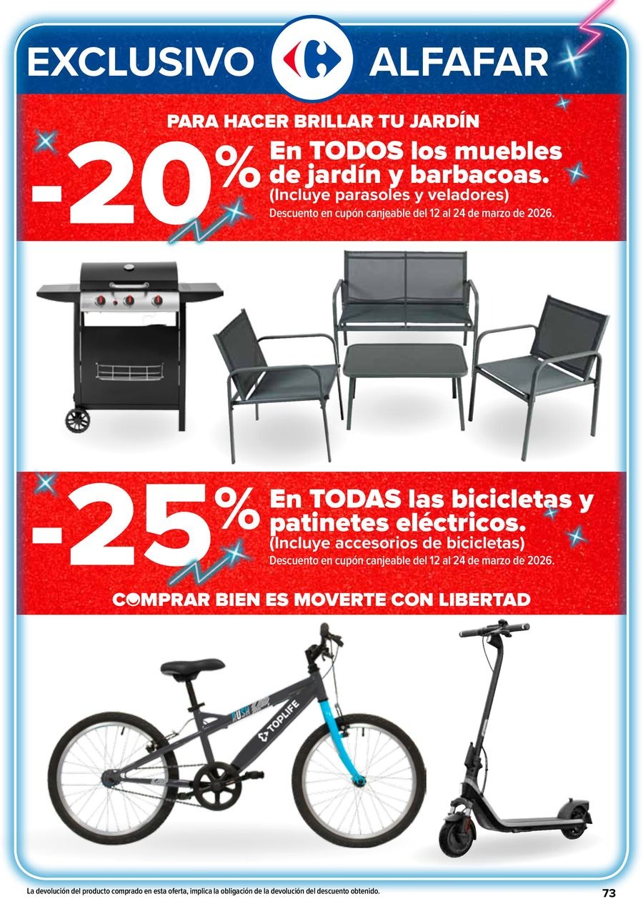 Ofertas de Carrefour España de 25 febrero a 11 marzo 2026 50% QUE VUELVE + 3x2 Ofertas