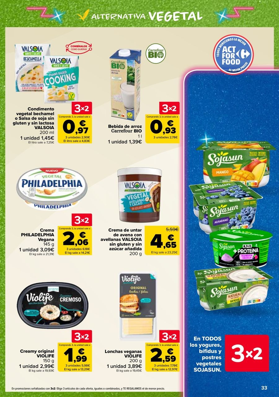 Ofertas de Carrefour España de 25 febrero a 11 marzo 2026 50% QUE VUELVE + 3x2 Ofertas
