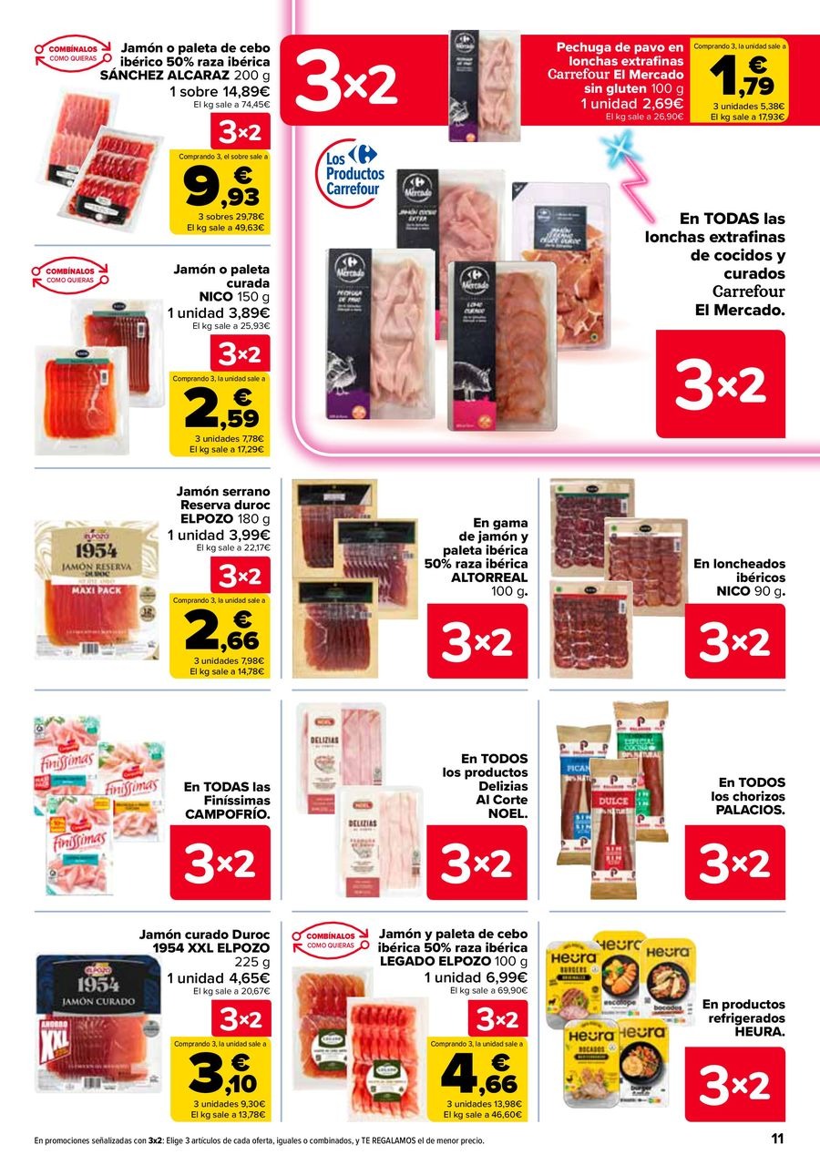 Ofertas de Carrefour España de 25 febrero a 11 marzo 2026 50% QUE VUELVE + 3x2 Ofertas