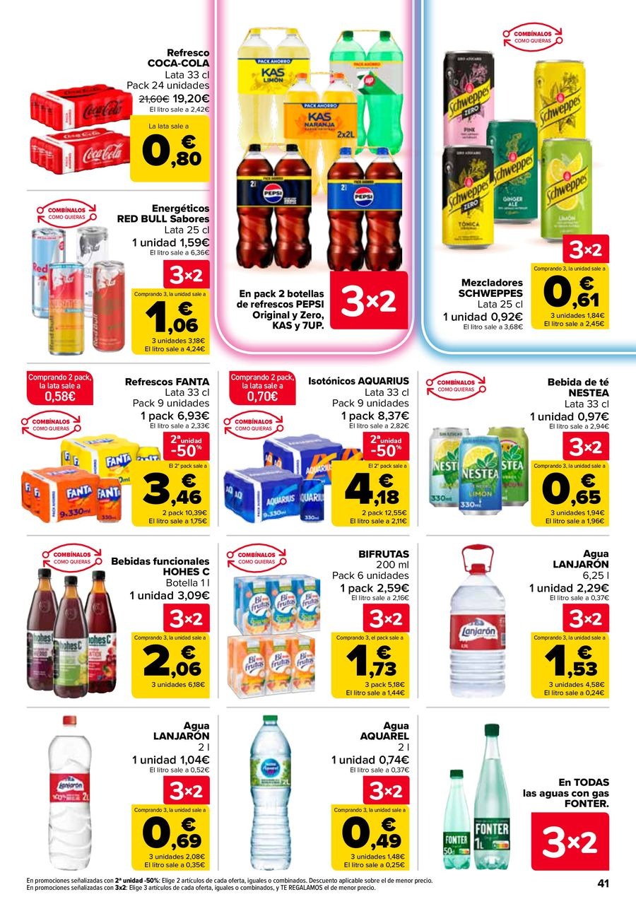 Ofertas de Carrefour España de 25 febrero a 11 marzo 2026 50% QUE VUELVE + 3x2 Ofertas