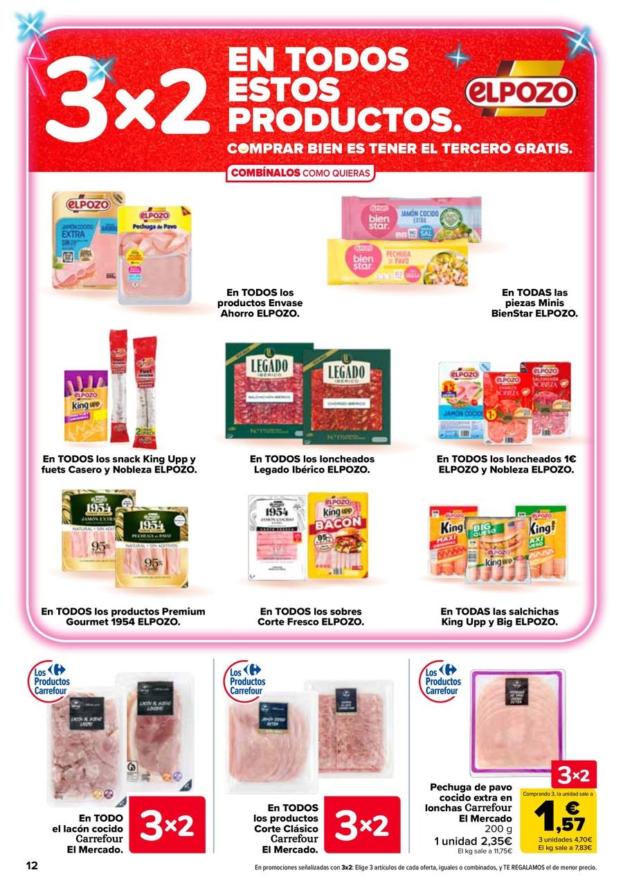 Ofertas de Carrefour España de 25 febrero a 11 marzo 2026 50% QUE VUELVE + 3x2 Ofertas