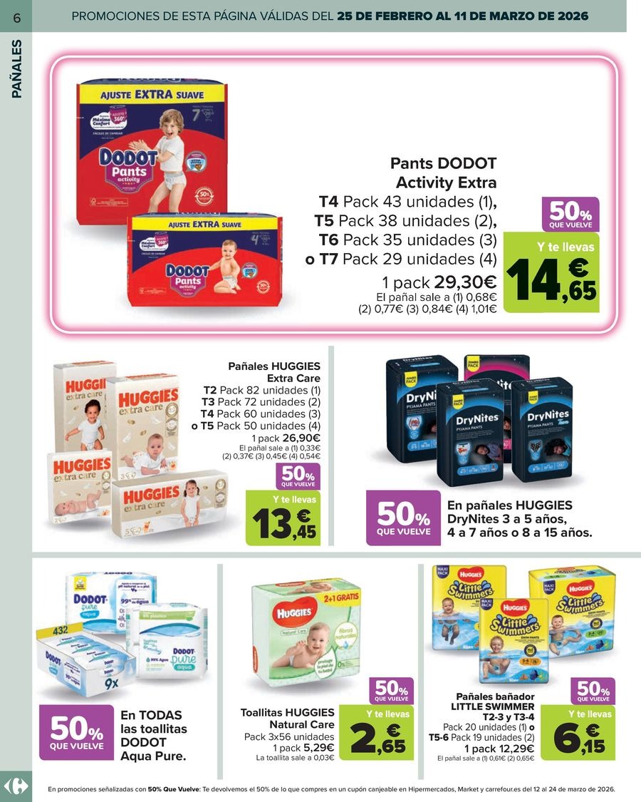 Ofertas de Carrefour España de 25 febrero a 23 marzo 2026 Ofertas BEBE