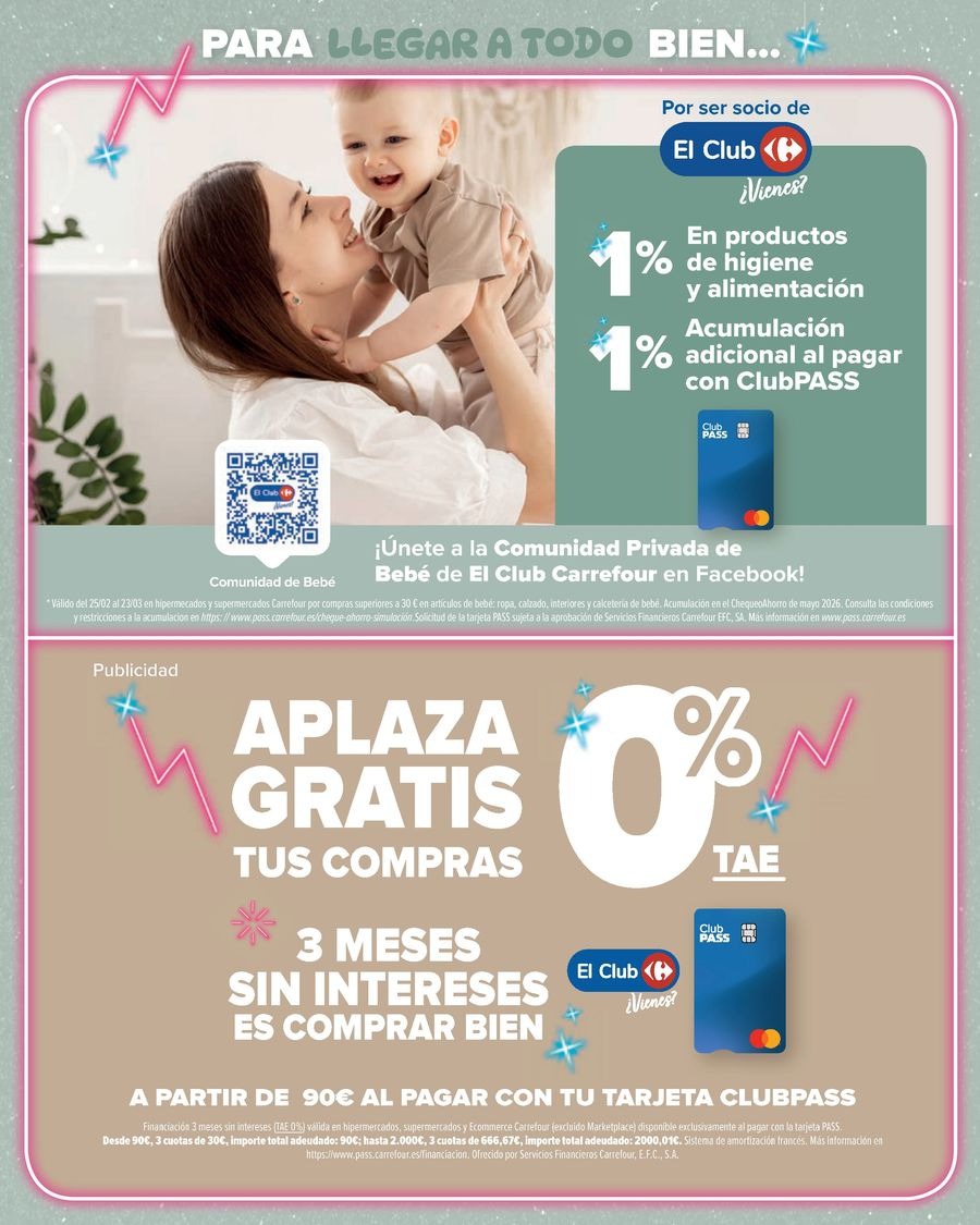 Ofertas de Carrefour España de 25 febrero a 23 marzo 2026 Ofertas BEBE
