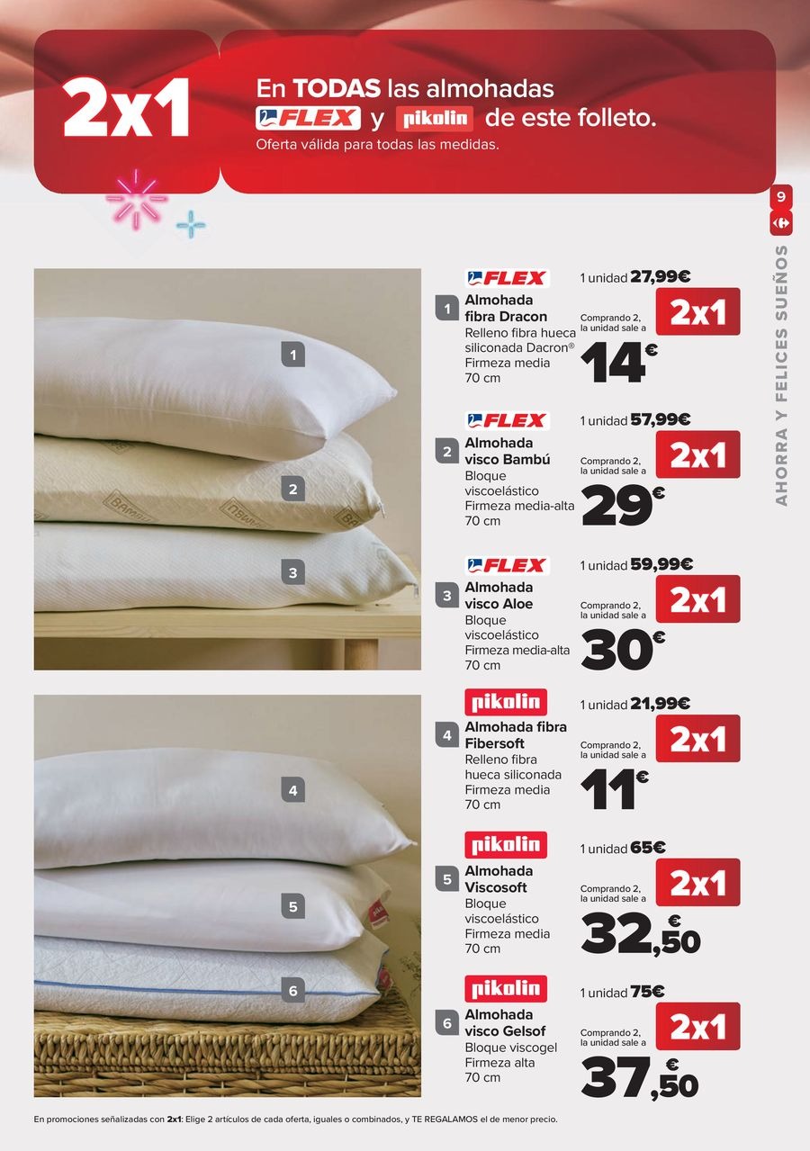 Ofertas de Carrefour España de 25 febrero a 23 marzo 2026 Ofertas Colchones