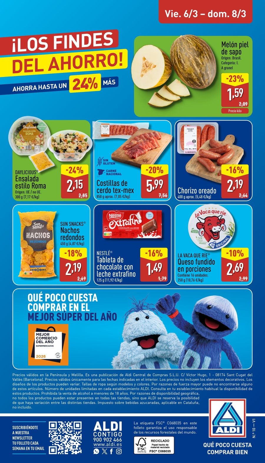 ALDI Spain Offers from 2 to 8 March 2026 How little it costs to buy well!