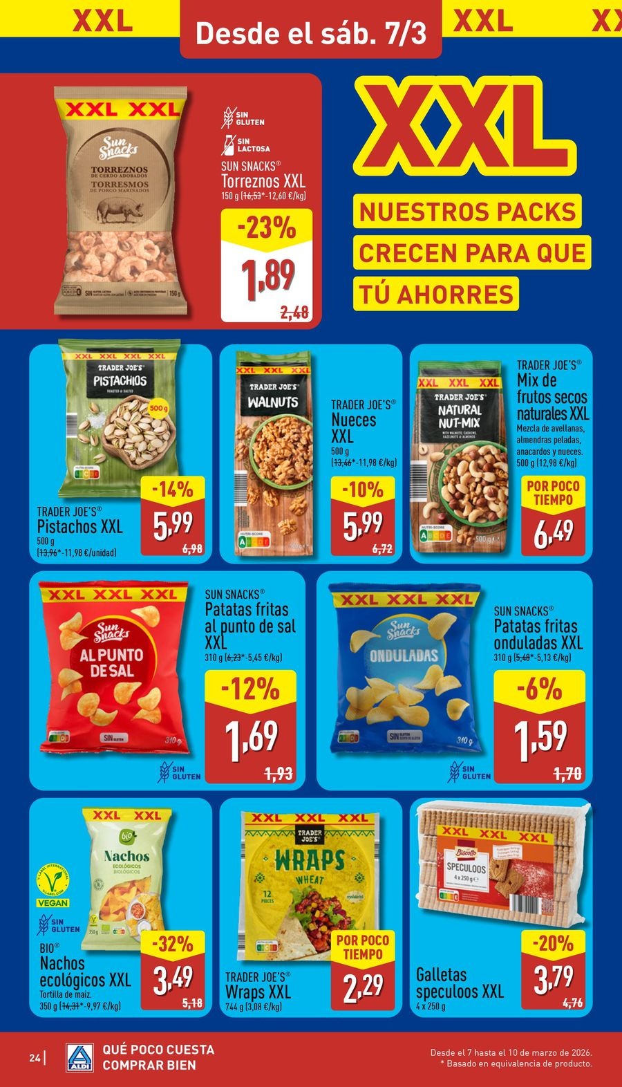 ALDI Spain Offers from 2 to 8 March 2026 How little it costs to buy well!