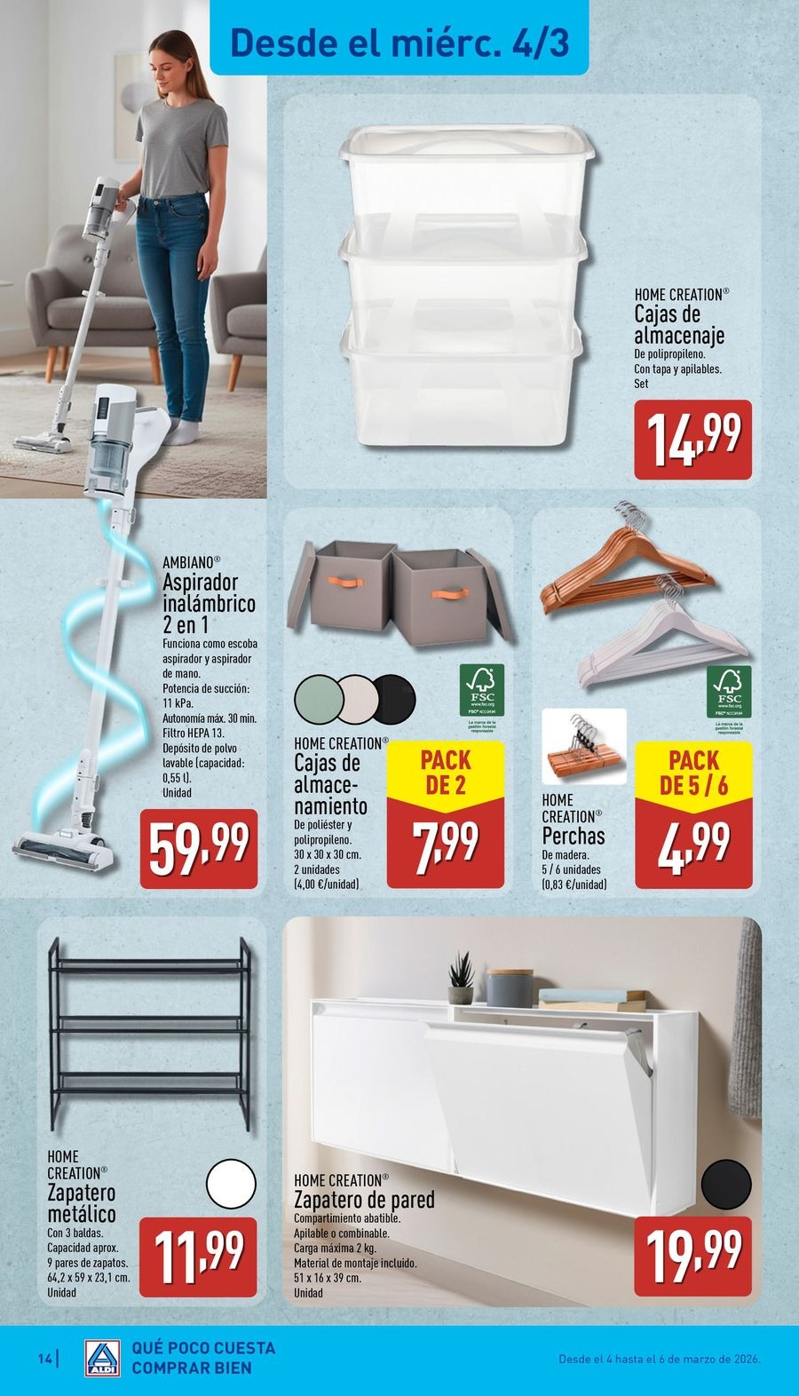 ALDI Spain Offers from 2 to 8 March 2026 How little it costs to buy well!