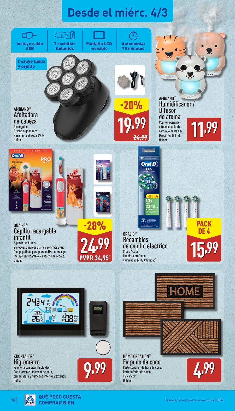 ALDI Spain Offers from 2 to 8 March 2026 How little it costs to buy well!