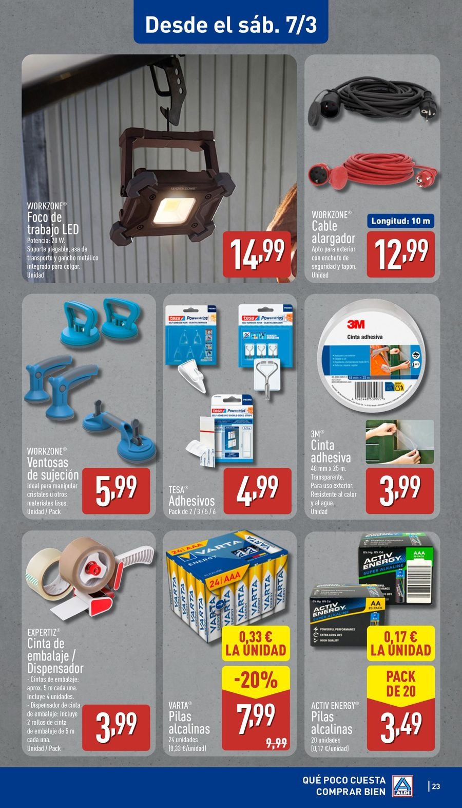 ALDI Spain Offers from 2 to 8 March 2026 How little it costs to buy well!