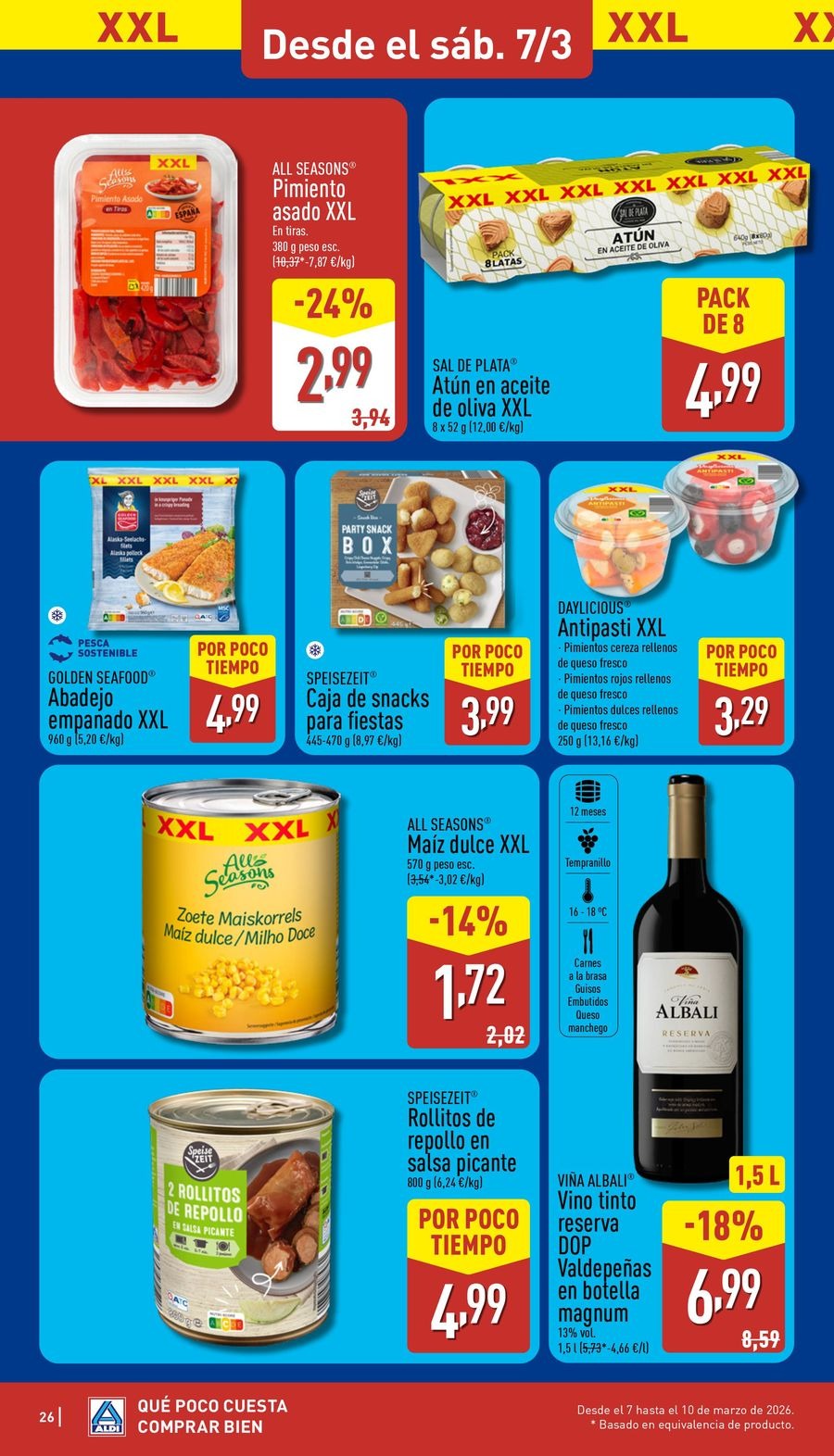 ALDI Spain Offers from 2 to 8 March 2026 How little it costs to buy well!