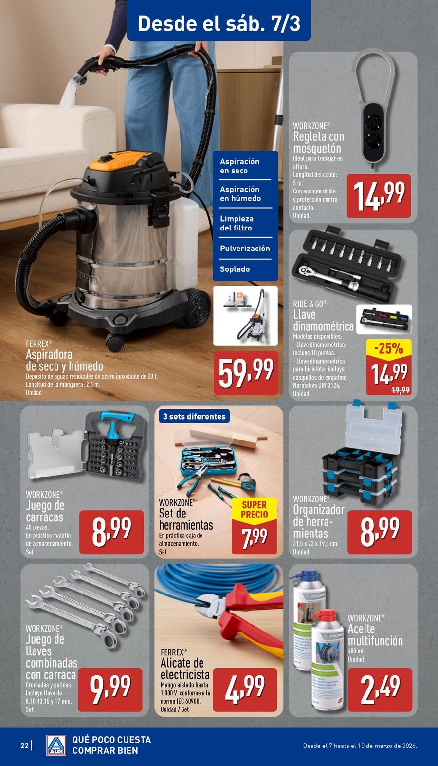 ALDI Spain Offers from 2 to 8 March 2026 How little it costs to buy well!