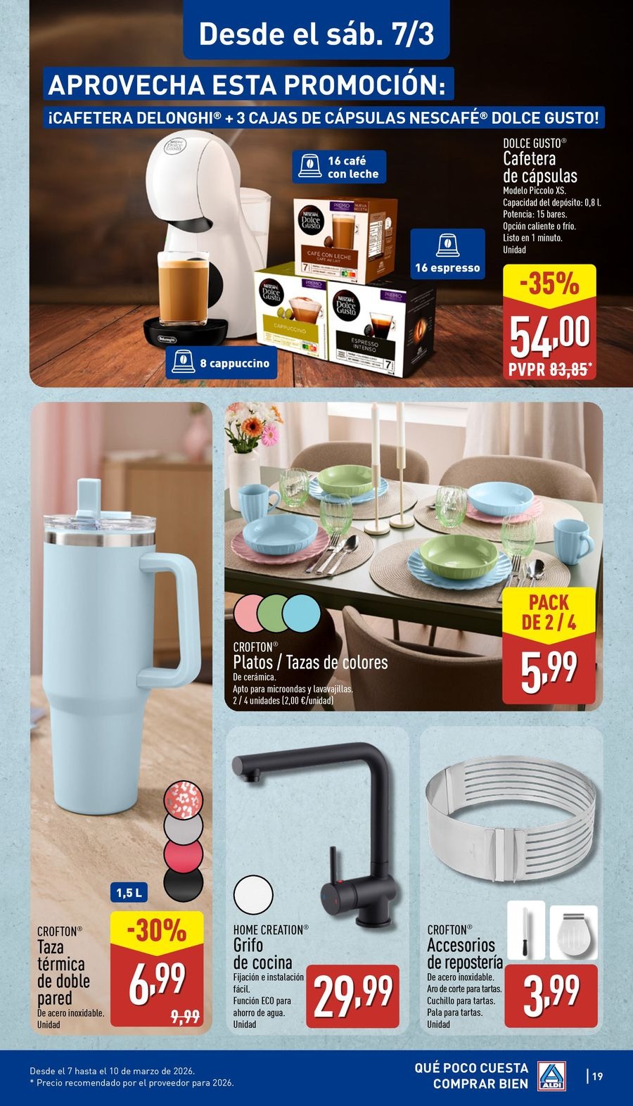 ALDI Spain Offers from 2 to 8 March 2026 How little it costs to buy well!
