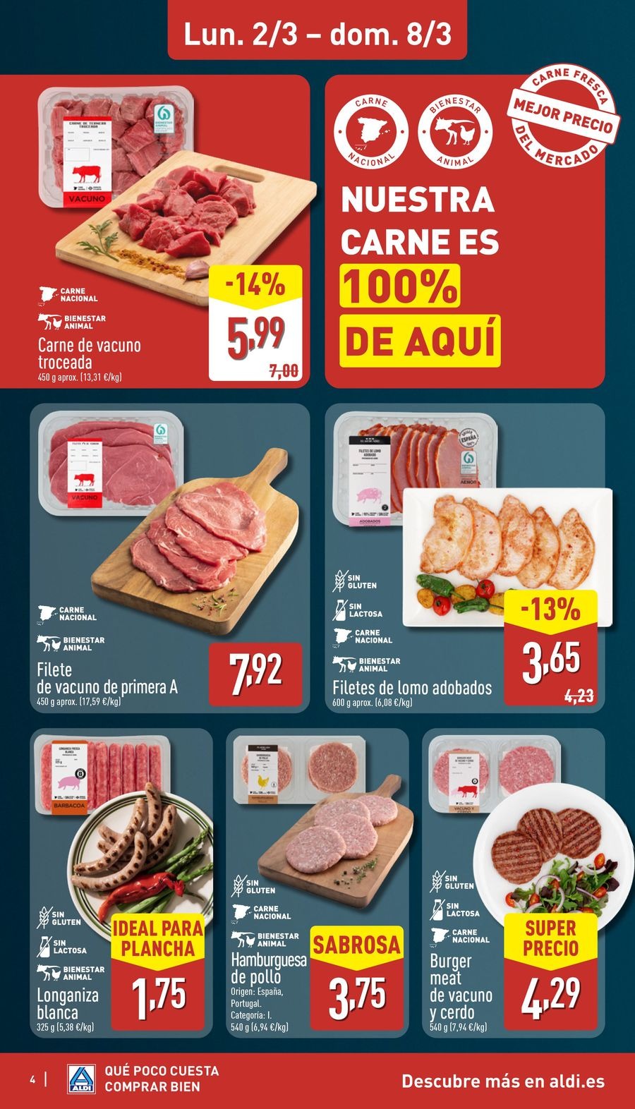 ALDI Spain Offers from 2 to 8 March 2026 How little it costs to buy well!