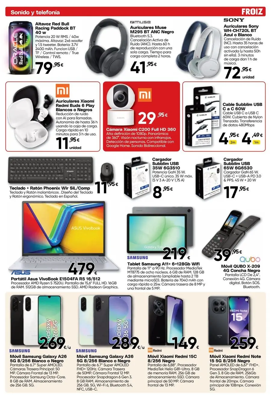 Froiz Spain Offers from 25 February to 24 March 2026 Discounts brochure