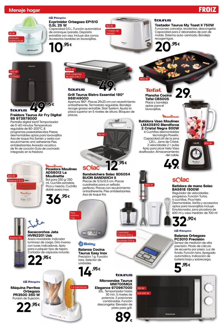 Froiz Spain Offers from 25 February to 24 March 2026 Discounts brochure