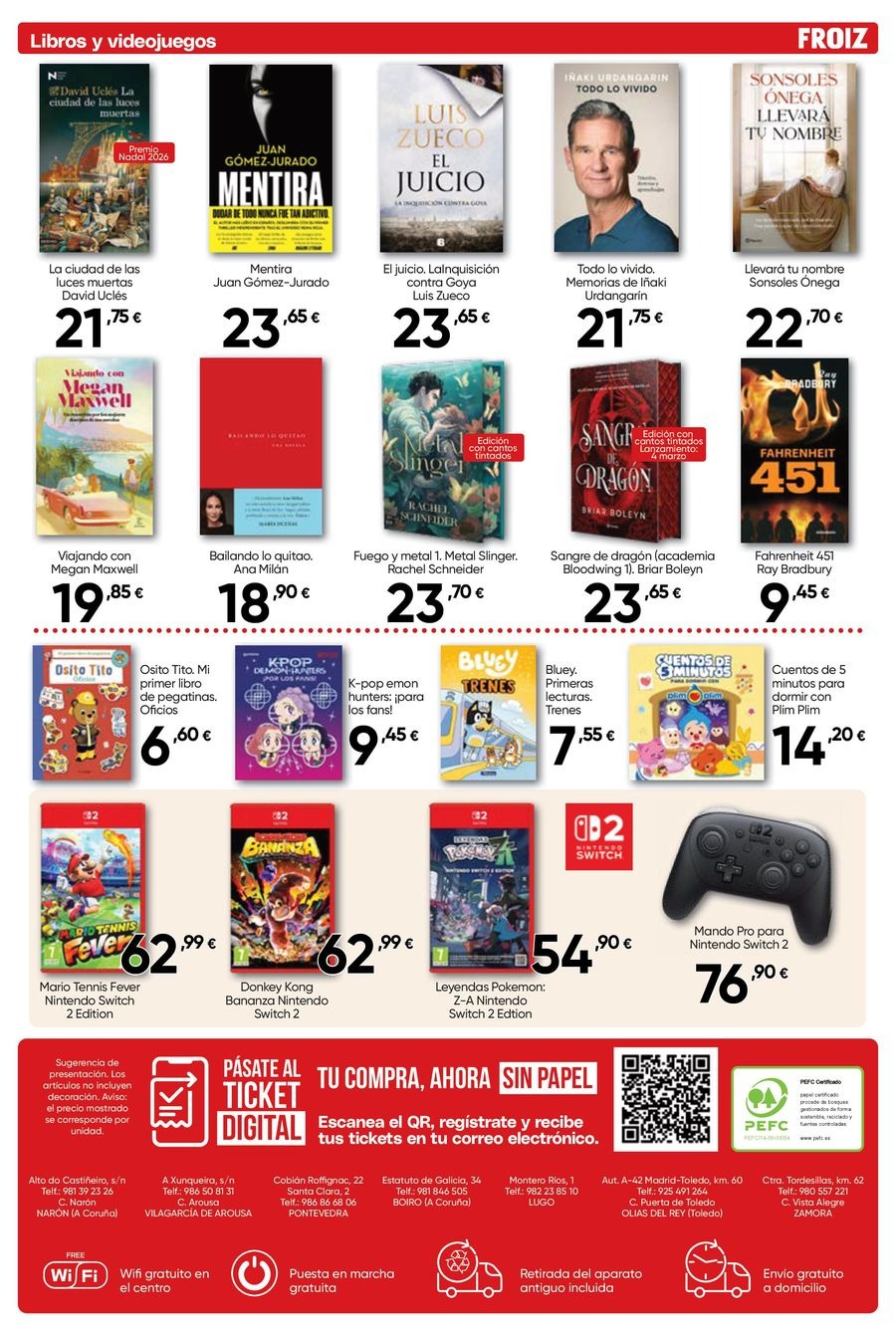 Froiz Spain Offers from 25 February to 24 March 2026 Discounts brochure