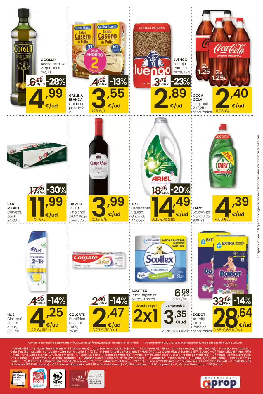 Eroski Spain Offers from 26 February to 11 March 2026 Offer