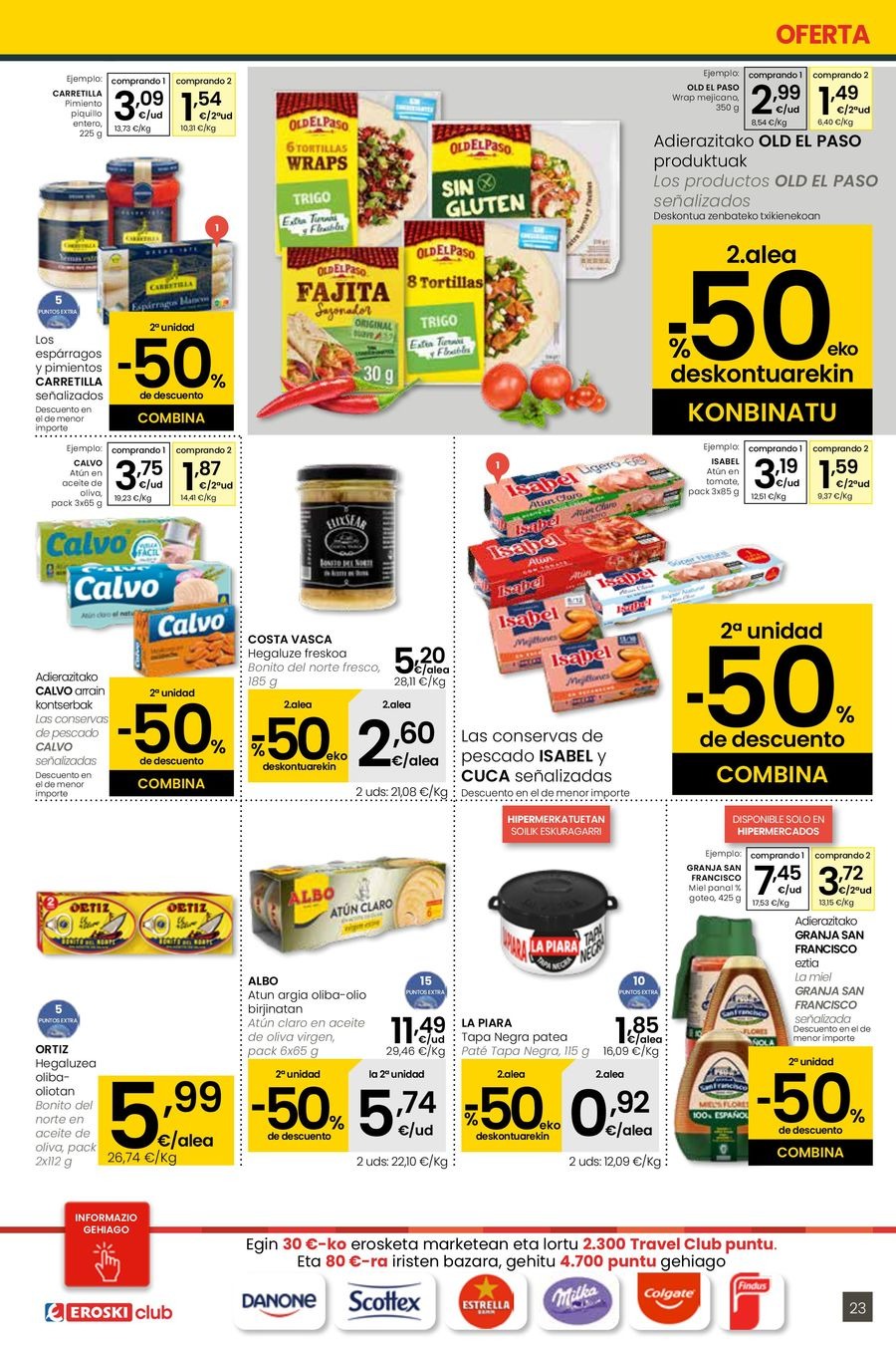 Ofertas de Eroski España de 26 febrero a 11 marzo 2026 Udaberriz jantzi zeure