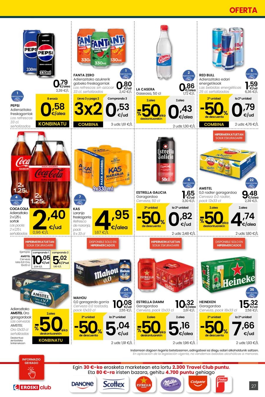 Ofertas de Eroski España de 26 febrero a 11 marzo 2026 Udaberriz jantzi zeure