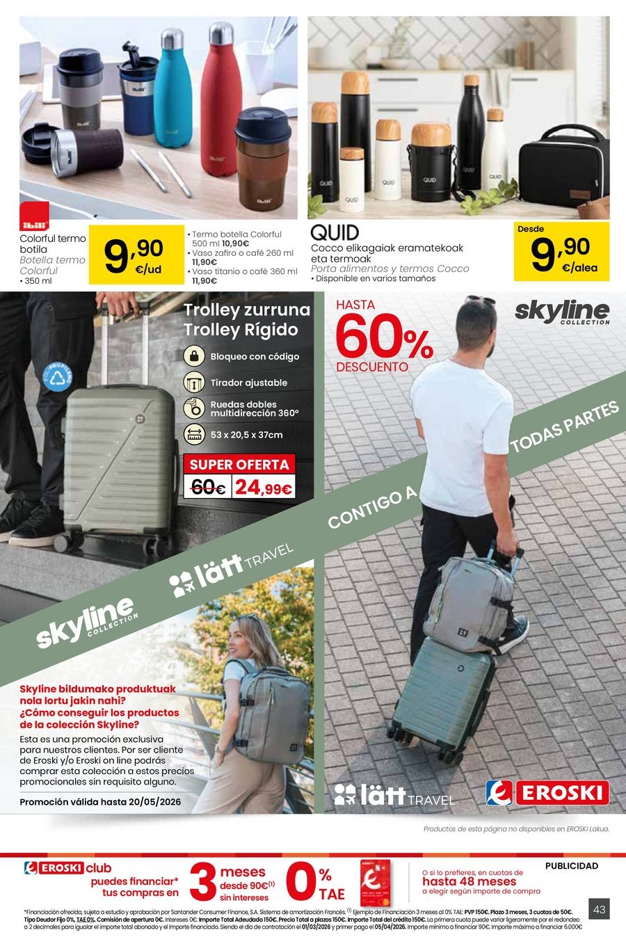 Ofertas de Eroski España de 26 febrero a 11 marzo 2026 Udaberriz jantzi zeure