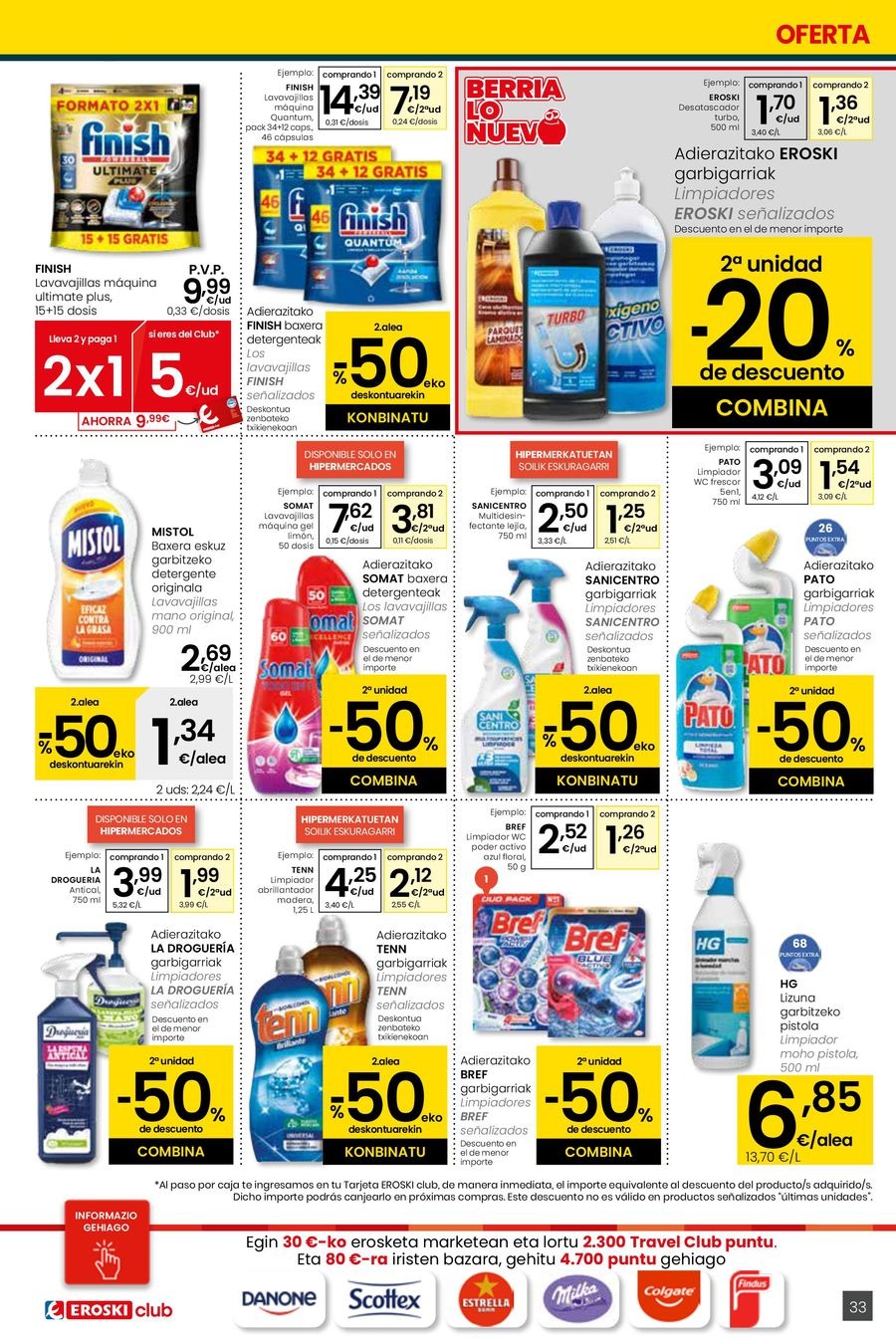 Ofertas de Eroski España de 26 febrero a 11 marzo 2026 Udaberriz jantzi zeure