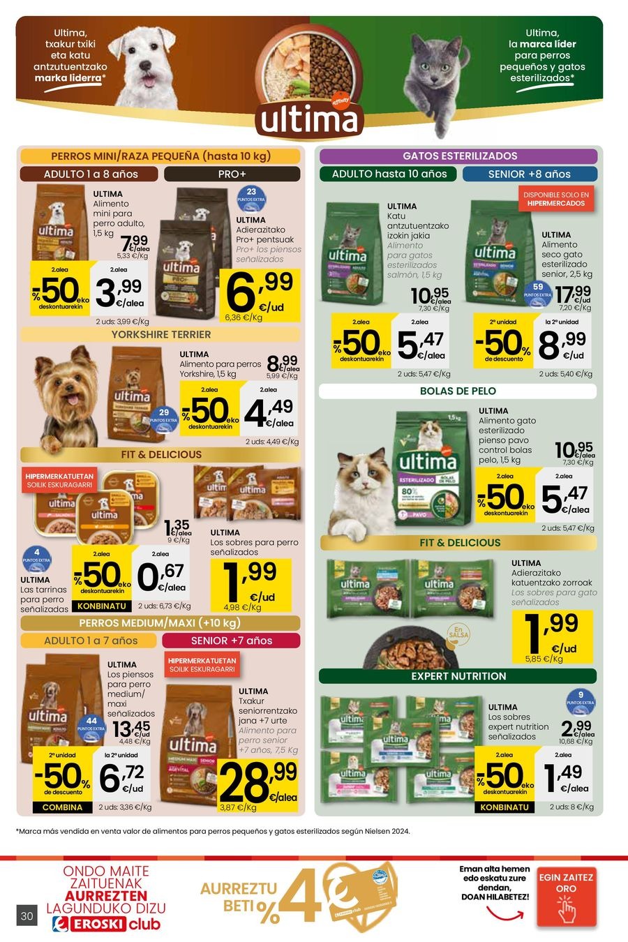 Ofertas de Eroski España de 26 febrero a 11 marzo 2026 Udaberriz jantzi zeure