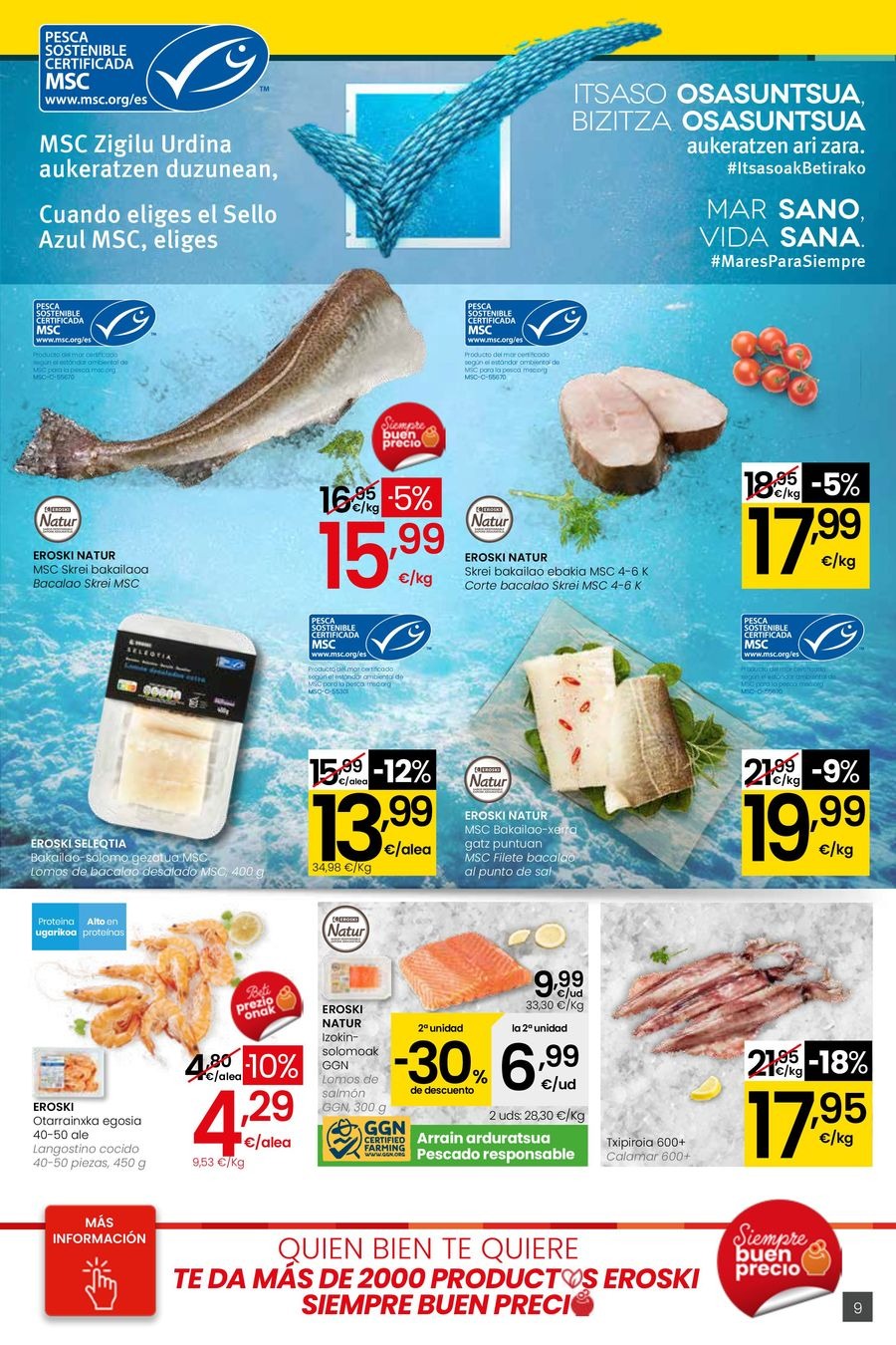 Ofertas de Eroski España de 26 febrero a 11 marzo 2026 Udaberriz jantzi zeure