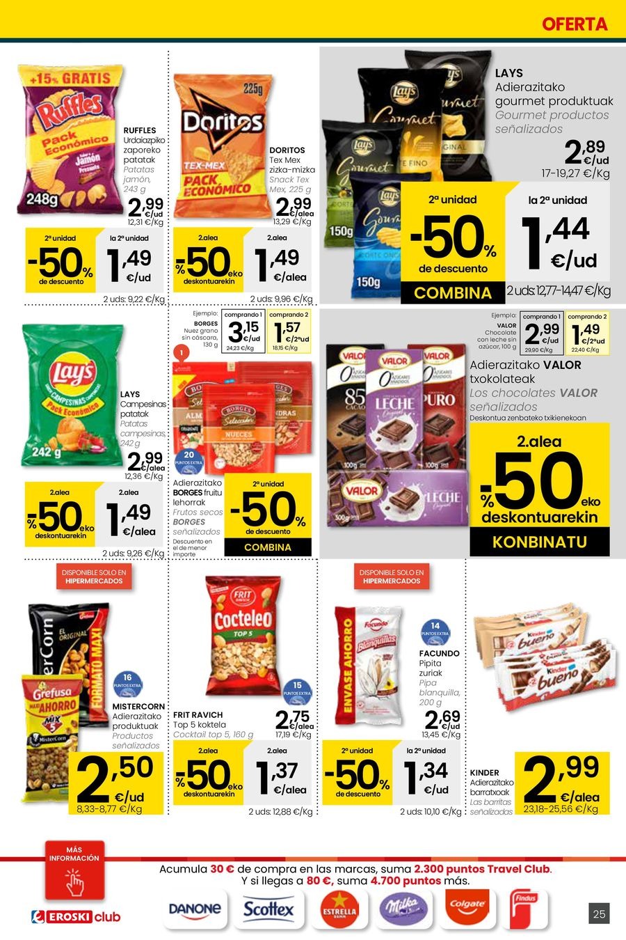 Ofertas de Eroski España de 26 febrero a 11 marzo 2026 Udaberriz jantzi zeure