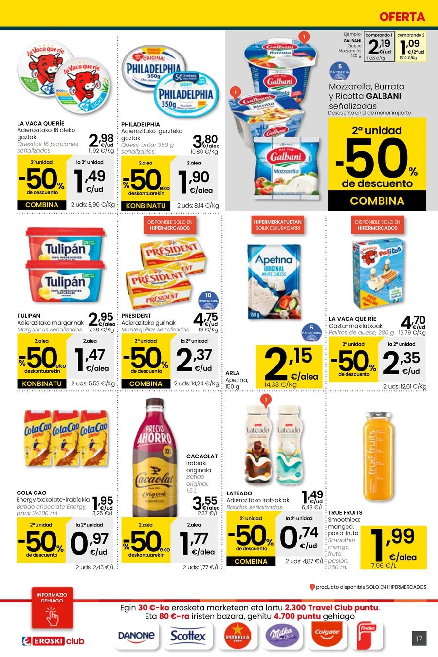 Ofertas de Eroski España de 26 febrero a 11 marzo 2026 Udaberriz jantzi zeure