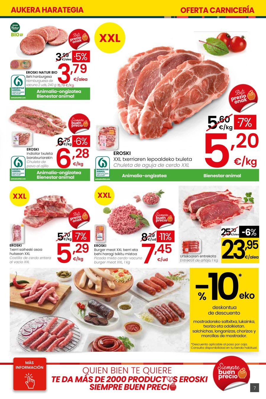 Ofertas de Eroski España de 26 febrero a 11 marzo 2026 Udaberriz jantzi zeure