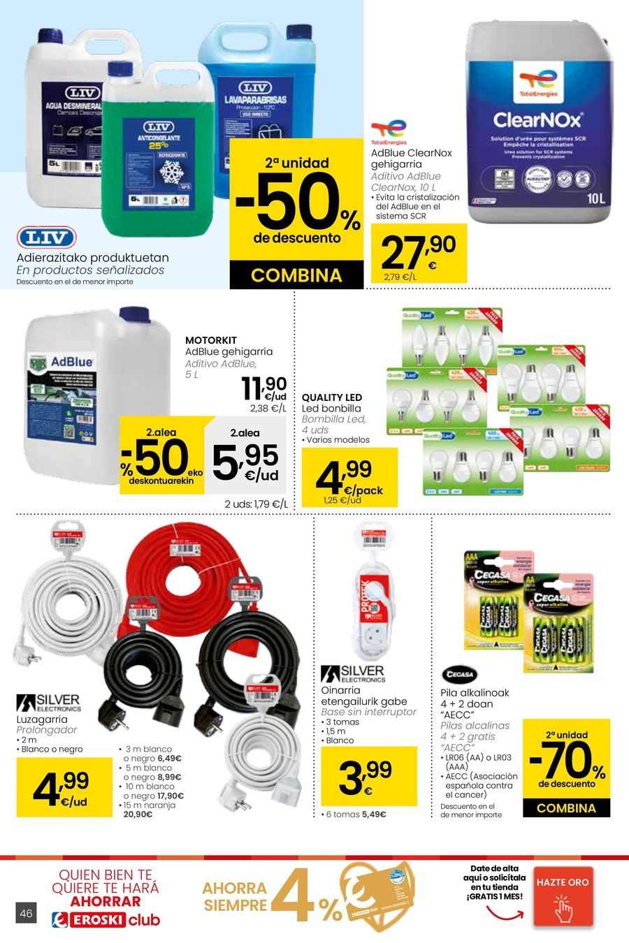 Ofertas de Eroski España de 26 febrero a 11 marzo 2026 Udaberriz jantzi zeure