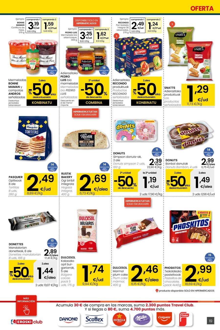 Ofertas de Eroski España de 26 febrero a 11 marzo 2026 Udaberriz jantzi zeure