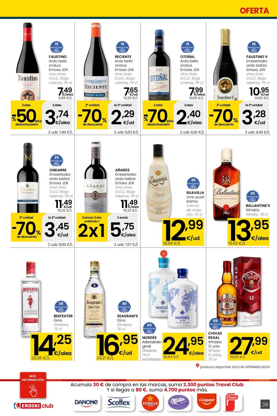 Ofertas de Eroski España de 26 febrero a 11 marzo 2026 Udaberriz jantzi zeure