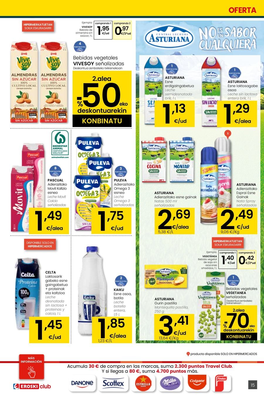 Ofertas de Eroski España de 26 febrero a 11 marzo 2026 Udaberriz jantzi zeure